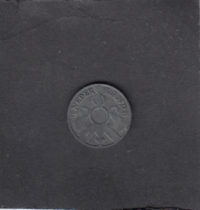 Beschrijving: 2 1/2 Cent WILHELMINA